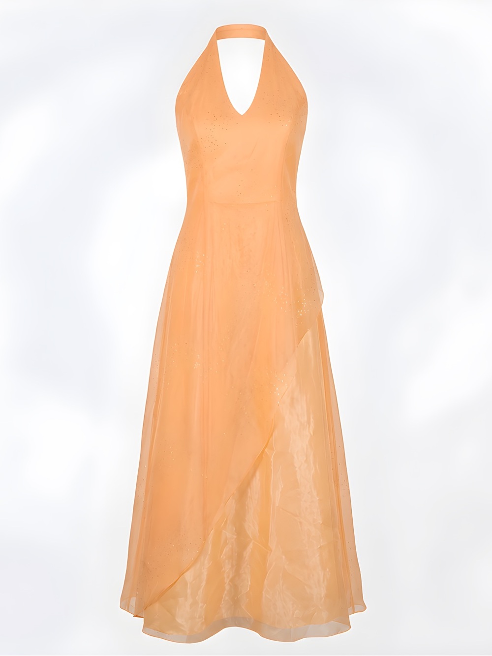 Stella Halter Maxi Dress in Yellow